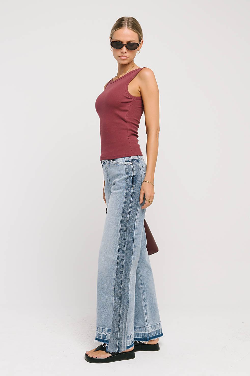 Emie High Rise Wide Leg Jeans