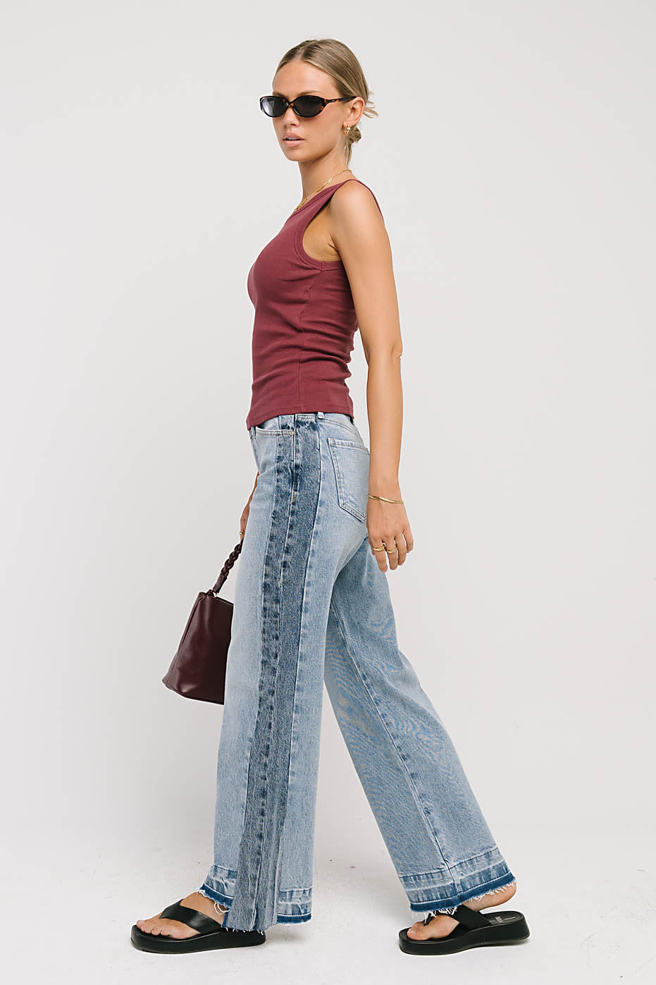 Emie High Rise Wide Leg Jeans