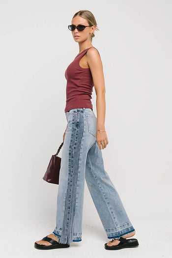 Emie High Rise Wide Leg Jeans