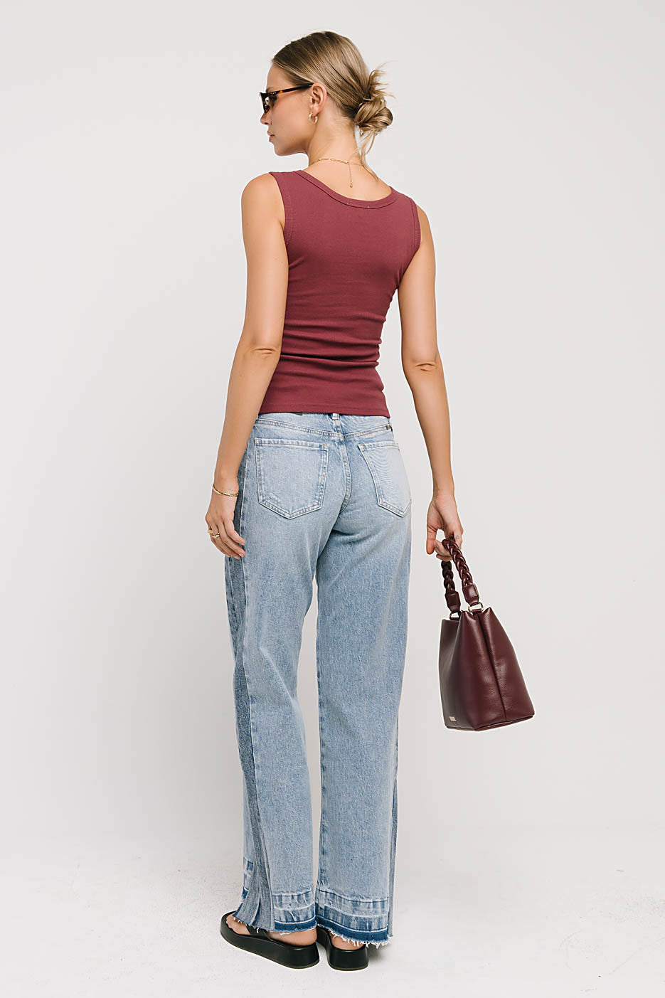 Emie High Rise Wide Leg Jeans