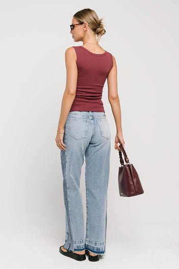 Emie High Rise Wide Leg Jeans