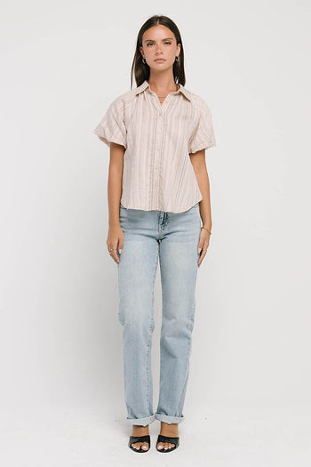 Mila High Rise Straight Leg Jeans