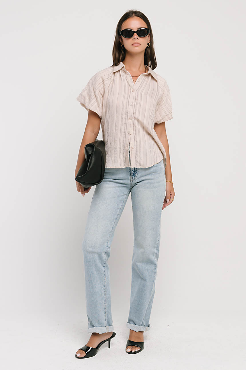 Mila High Rise Straight Leg Jeans