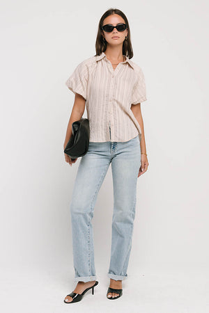 Mila High Rise Straight Leg Jeans