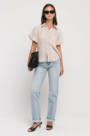 Mila High Rise Straight Leg Jeans