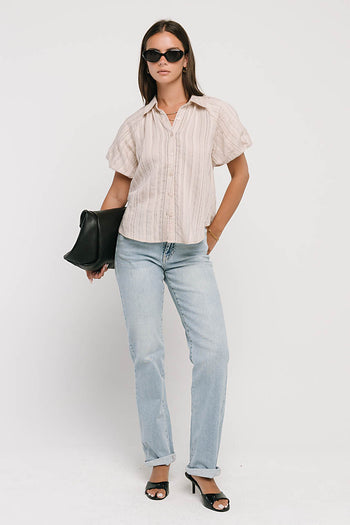 Mila High Rise Straight Leg Jeans