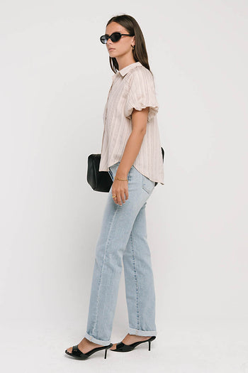 Mila High Rise Straight Leg Jeans
