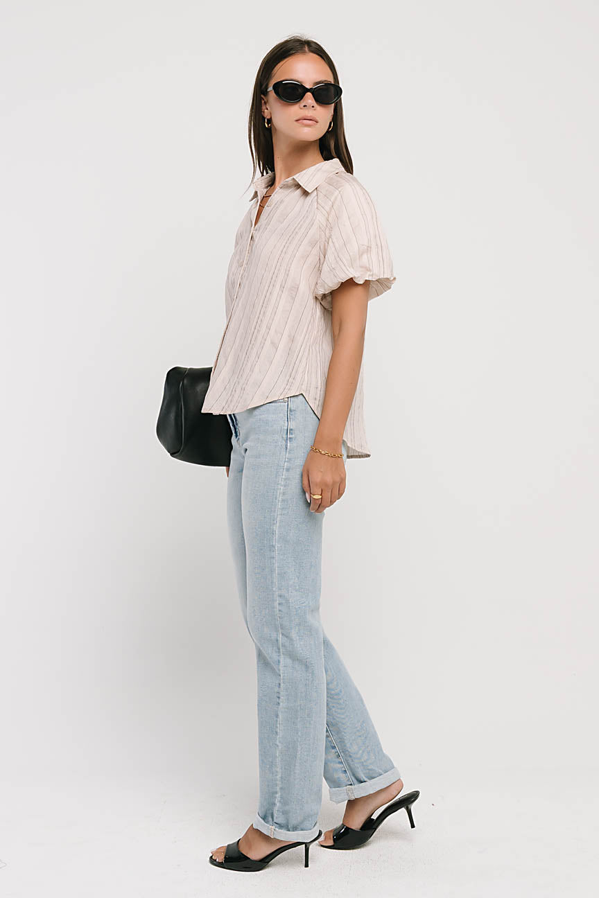 Mila High Rise Straight Leg Jeans