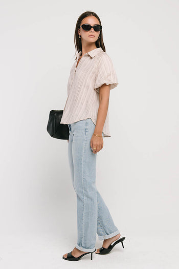 Mila High Rise Straight Leg Jeans