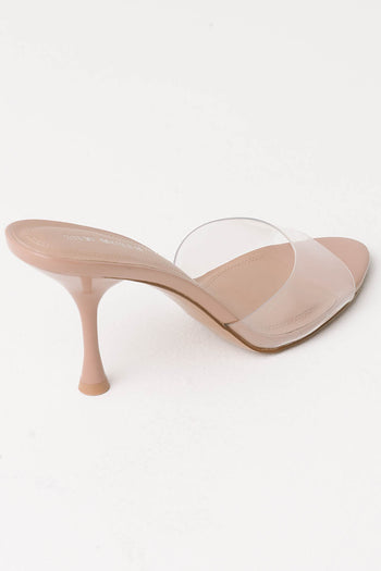Steve Madden Santi Clear Heels