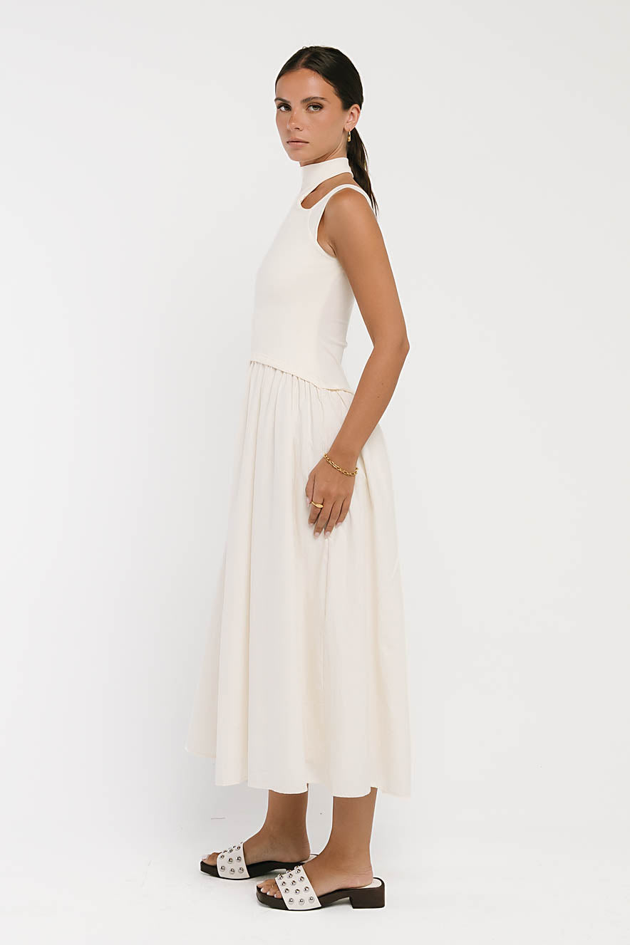 Ciel Maxi Dress in Ivory