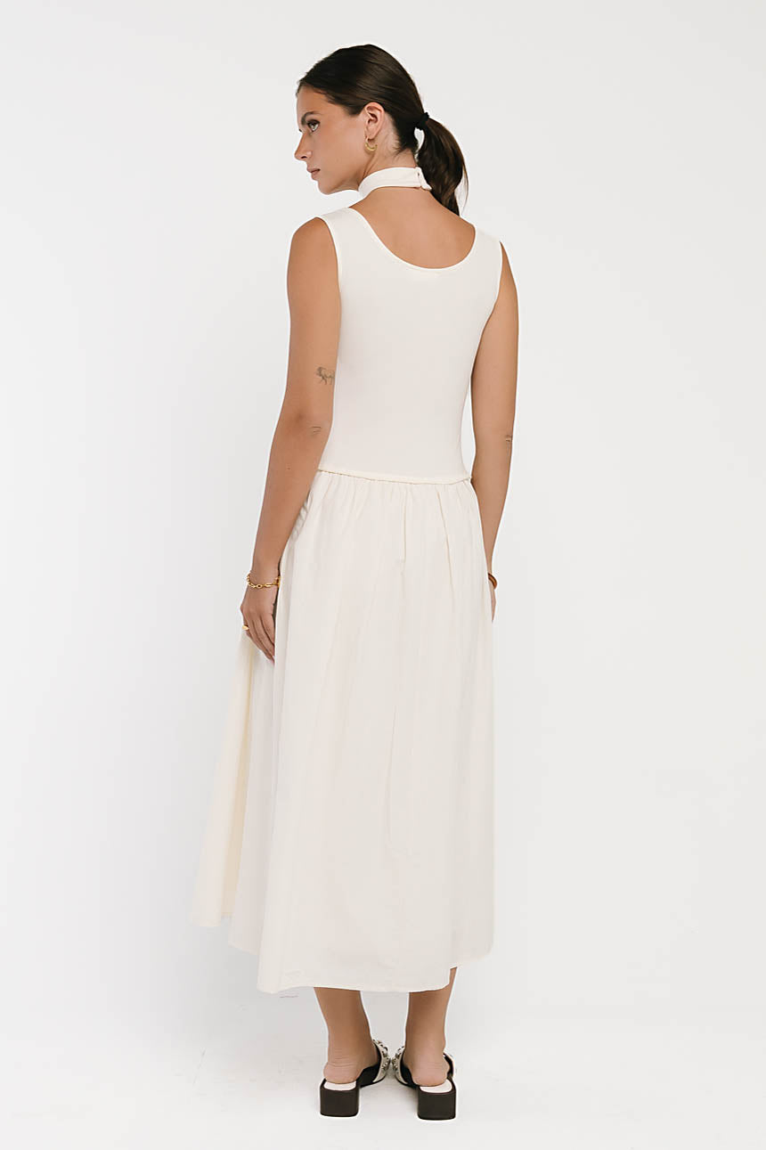 Ciel Maxi Dress in Ivory
