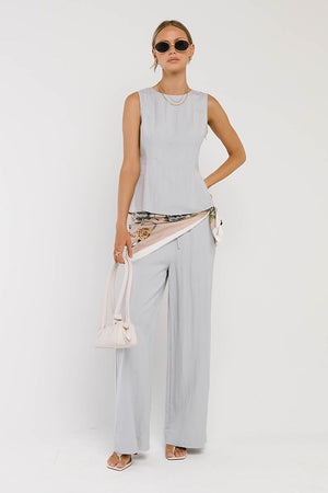 Briar Wide Leg Pants in Blue
