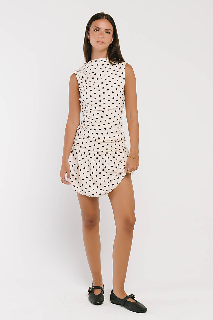 Vera Polka Dot Mini Skirt