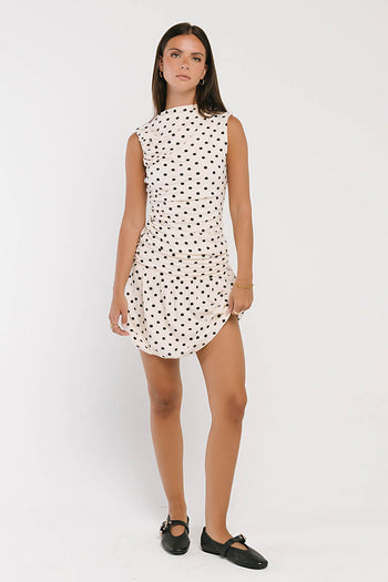 Vera Polka Dot Mini Skirt