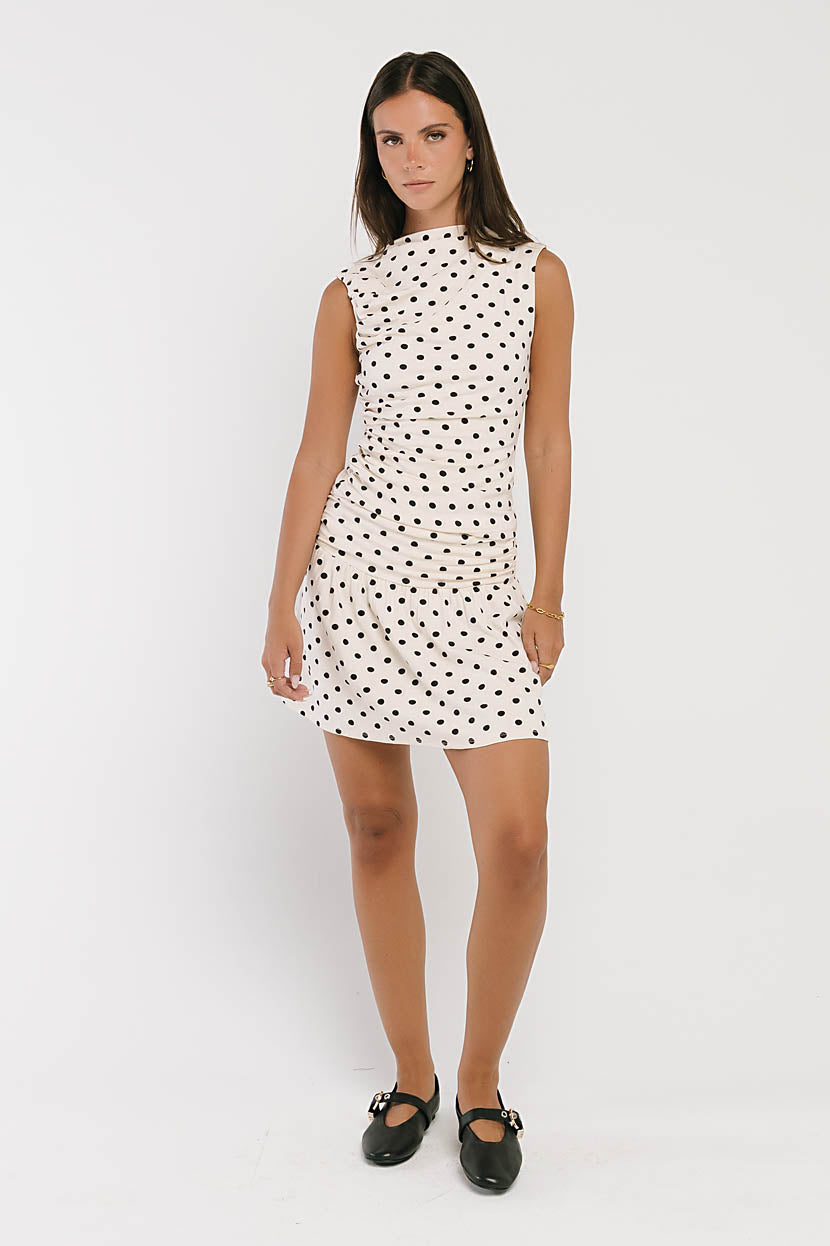 Vera Polka Dot Mini Skirt
