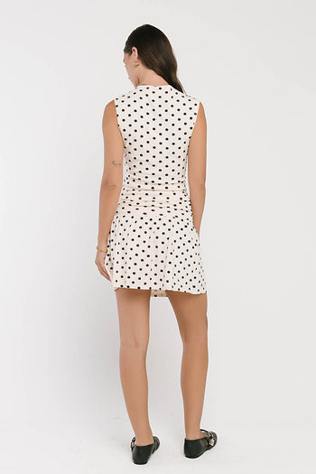 Vera Polka Dot Mini Skirt
