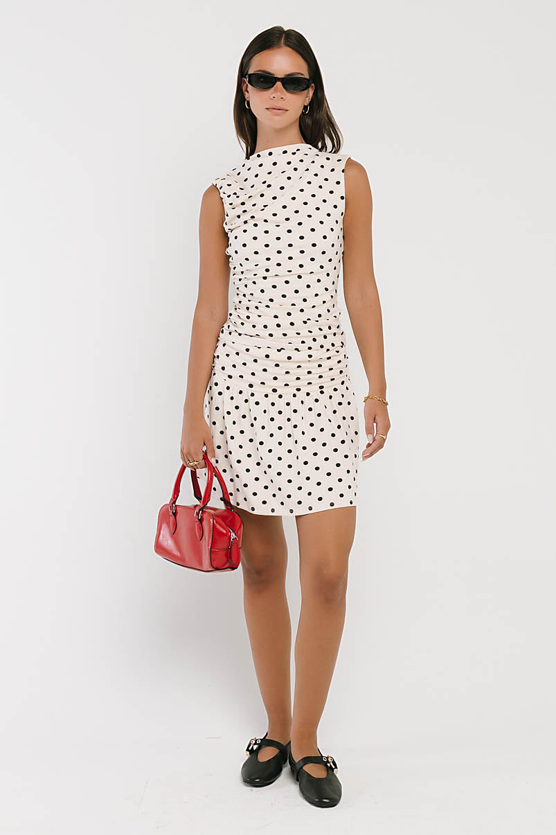 Vera Polka Dot Mini Skirt
