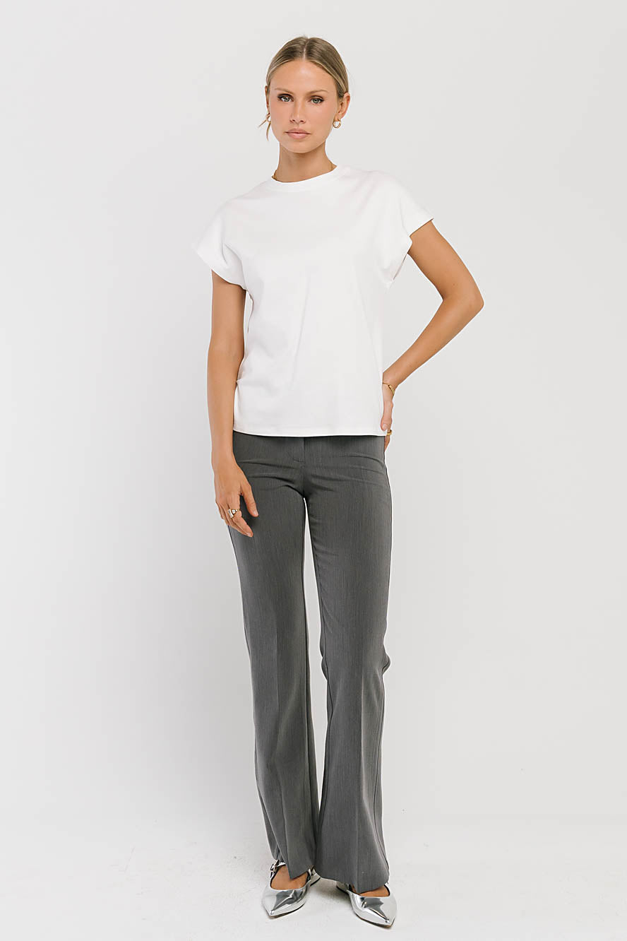 Elara Oversized Tee in White