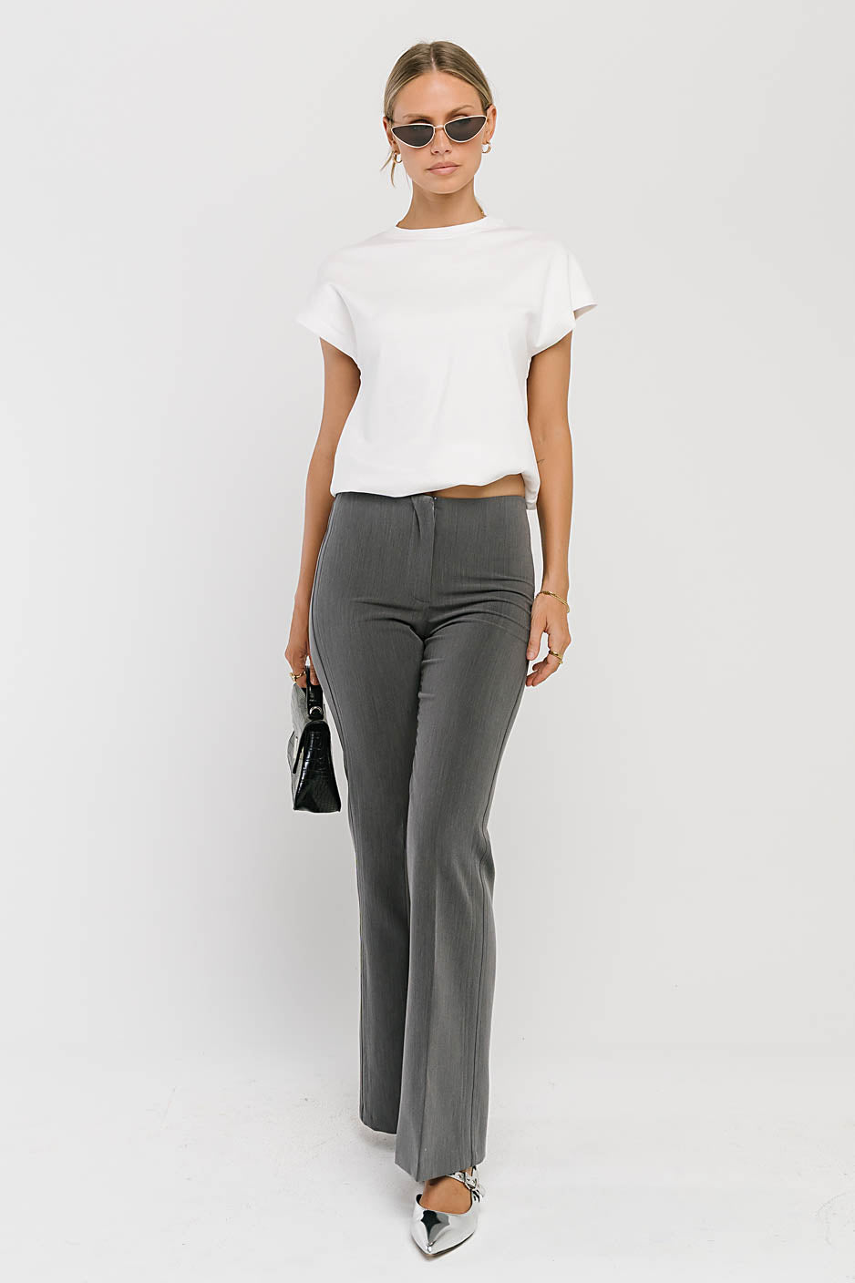 Valentina Trousers in Charcoal
