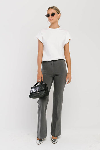Elara Oversized Tee in White