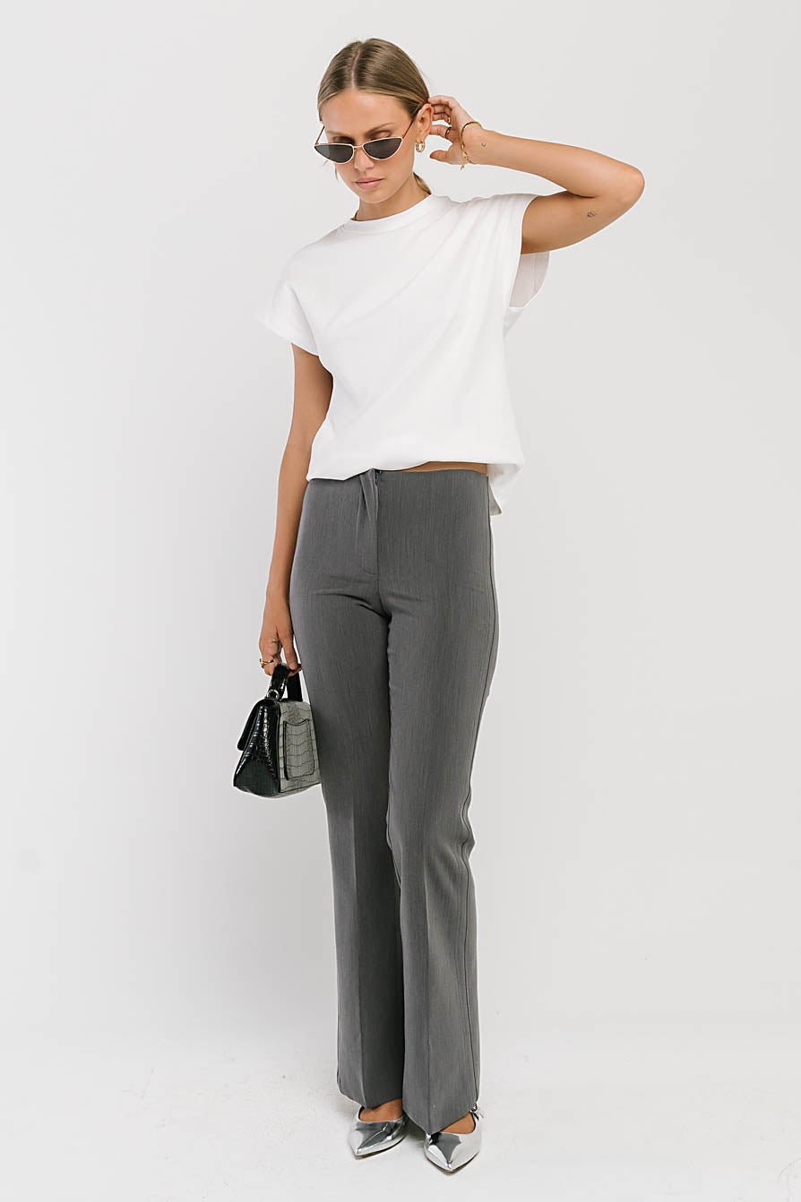 Elara Oversized Tee in White