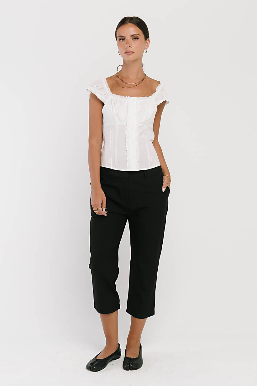 Briana Button Up Top