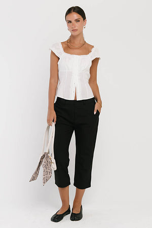 Briana Button Up Top