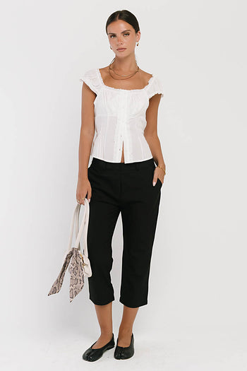 Briana Button Up Top