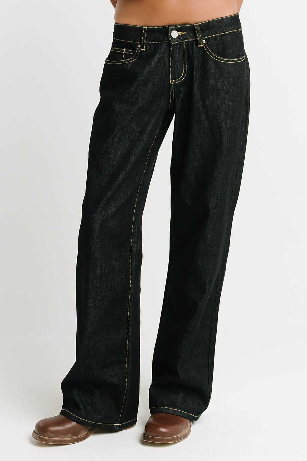 June Low Rise Wide Leg Jeans