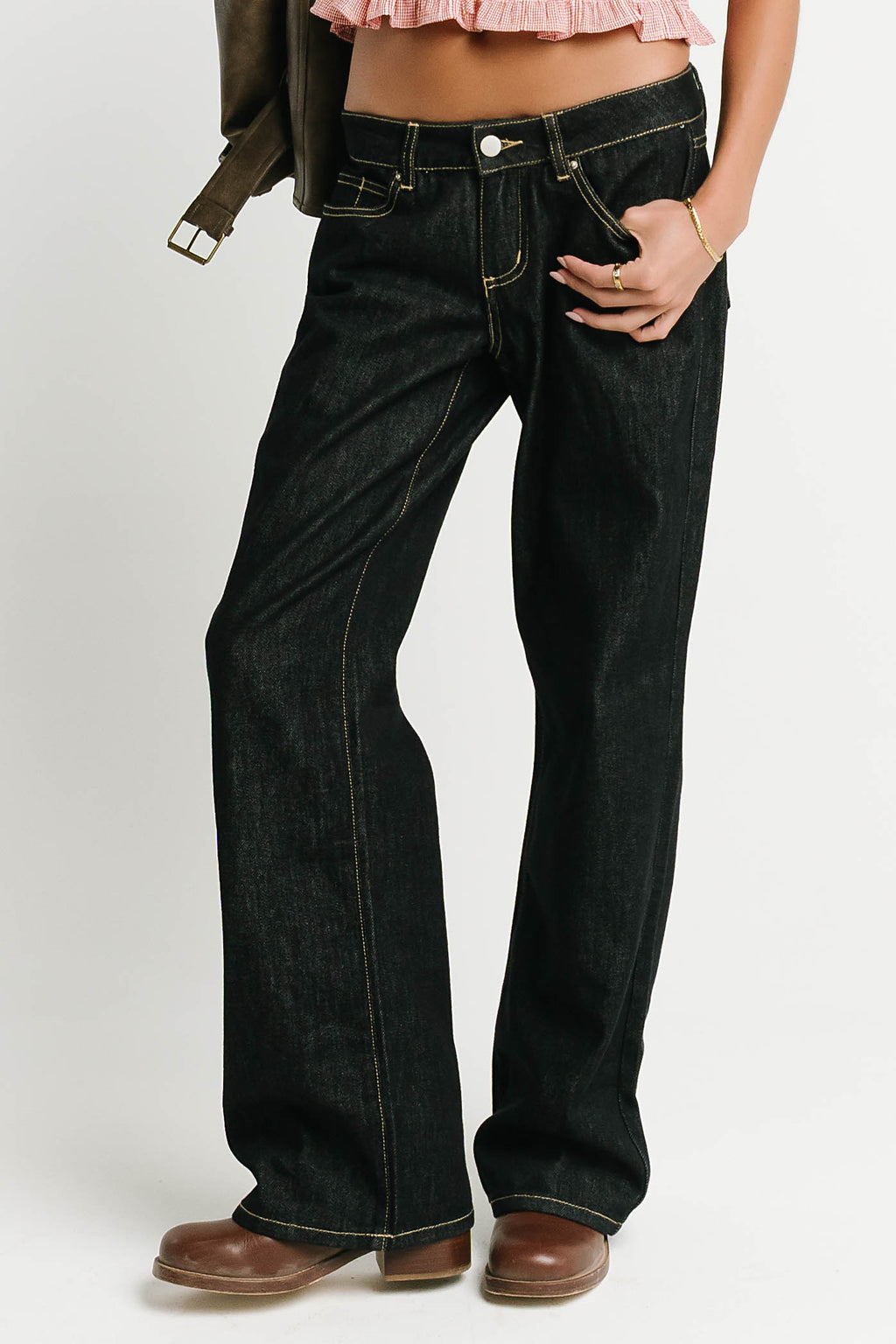 June Low Rise Wide Leg Jeans