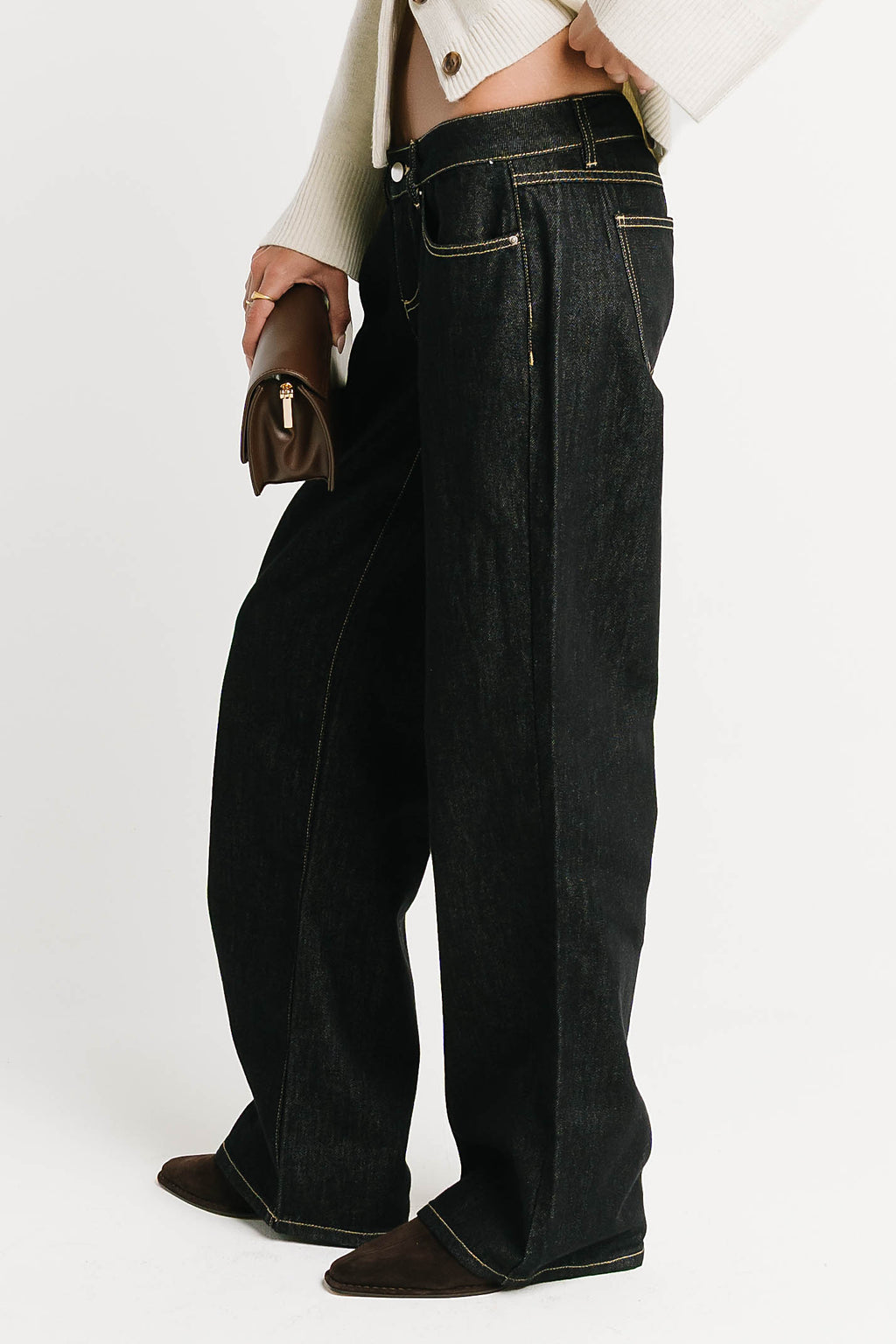 June Low Rise Wide Leg Jeans