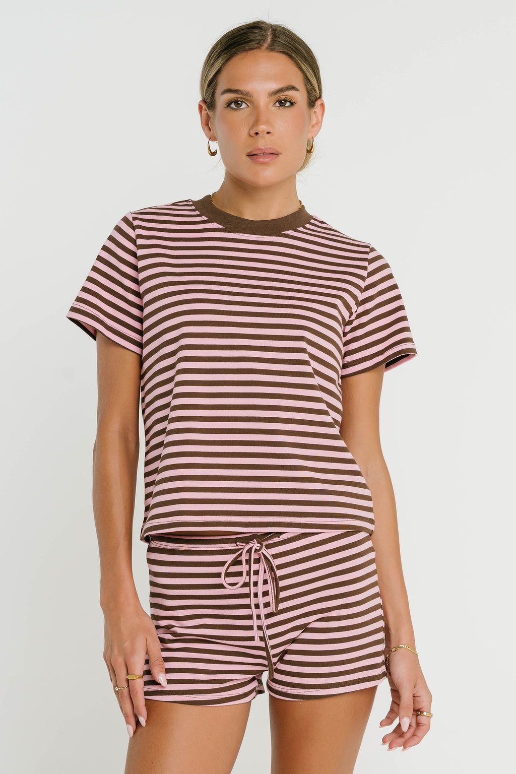 Cara Striped Shorts