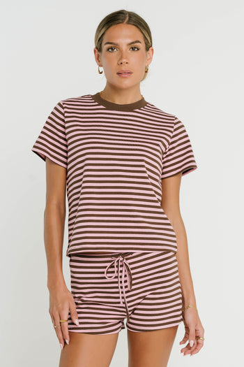 Cara Striped Shorts
