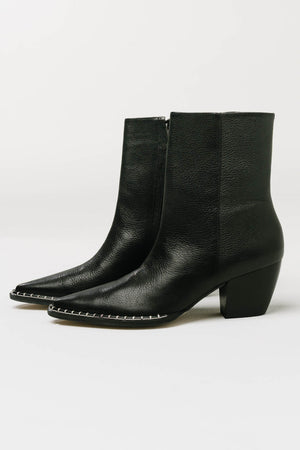 Caty Ankle Bootie in Black