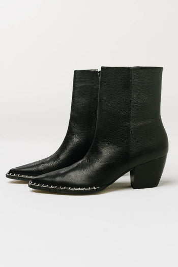 Caty Ankle Bootie in Black