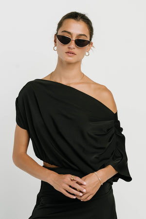 Yani Bubble Top in Black