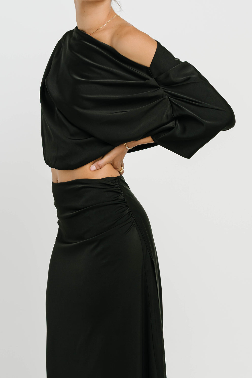Yani Bubble Top in Black