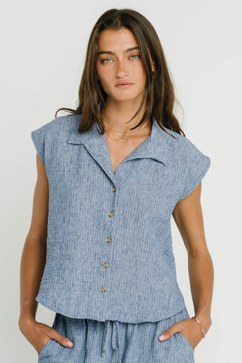 Sammie Striped Button Up