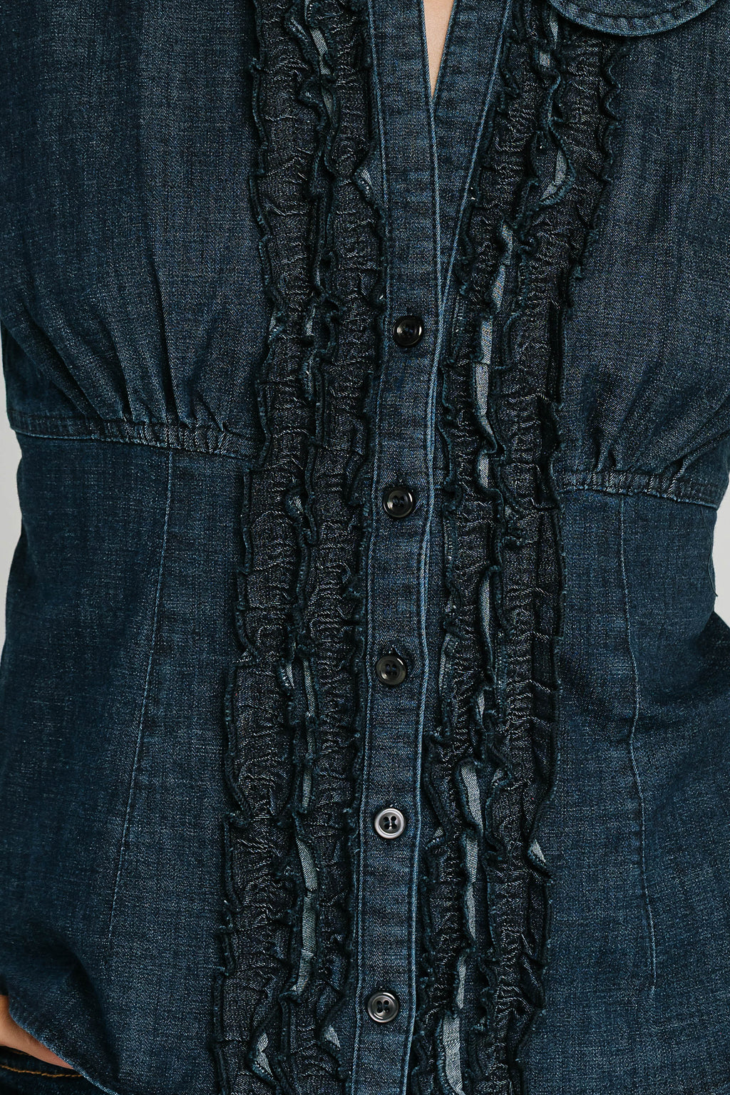 Charlie Button Up in Dark Wash