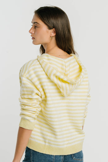 Davis Knit Jacket in Yellow