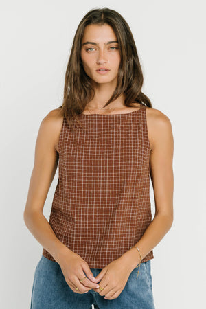 Bree Plaid Tank Top