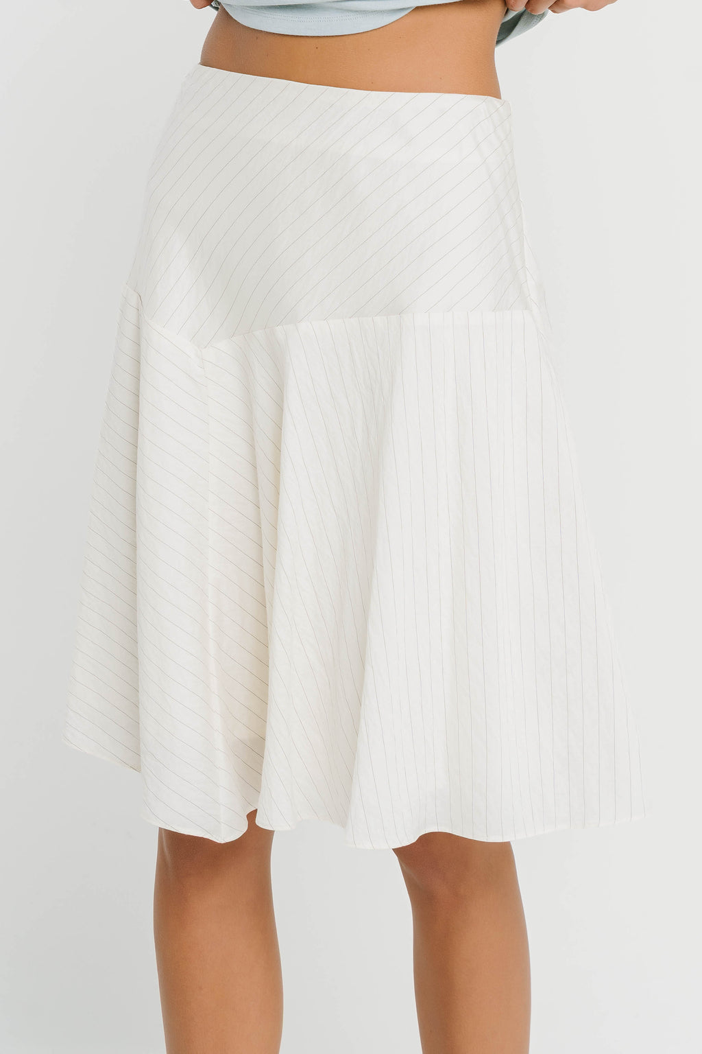 Laury Striped Mini Skirt