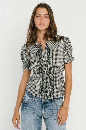 Charlie Button Up in Black