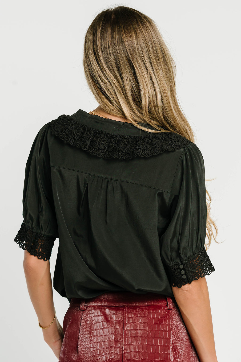Zayne Button Up in Black