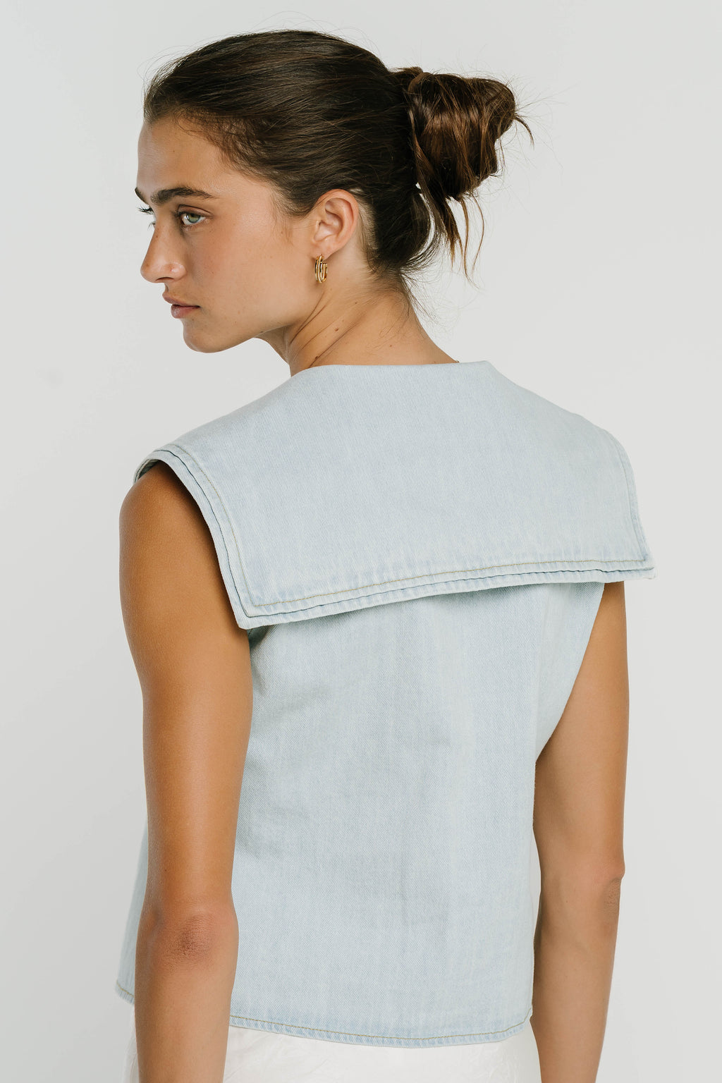 Shayla Denim Blouse