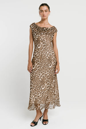 Brady Leopard Print Maxi Dress