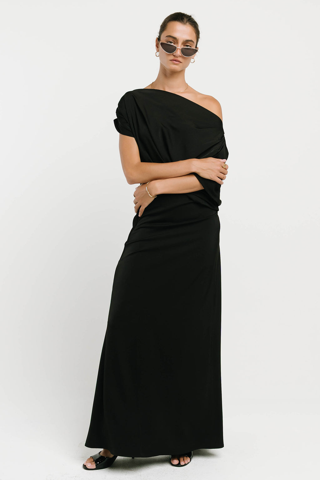 Yani Bubble Top in Black