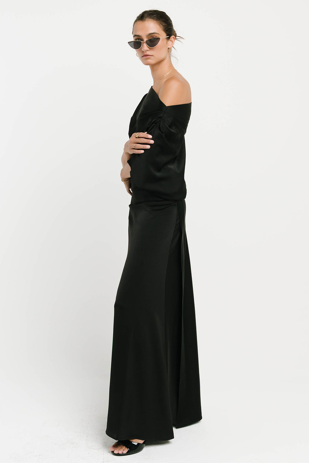 Yani Bubble Top in Black
