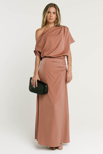 Yani Bubble Top in Mauve